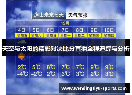 天空与太阳的精彩对决比分直播全程追踪与分析